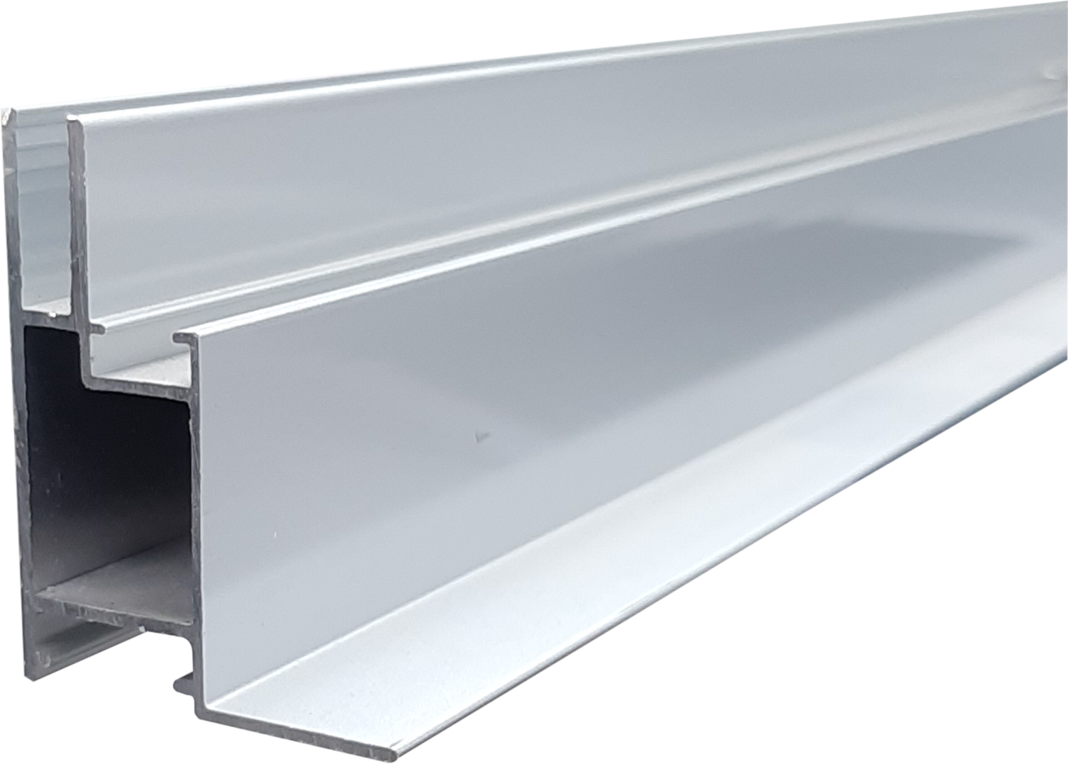 P-40 Fabric Aluminium Profile, Heavy Duty Anodized Silver, 148mm Depth, 6M Length, Structural SEG Frame Solution for Large-Format Tension Fabric Graphics and LED Displays